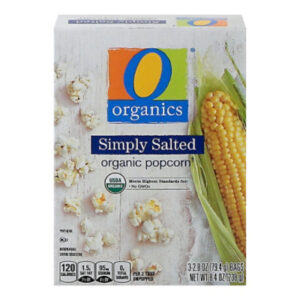 O Organics Popcorn Microwave 3-2.8 Oz - 3-2.8 OZ