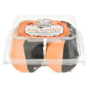 Superior On Main Black And Orange Iced Cake Cookies - 8.5 Oz