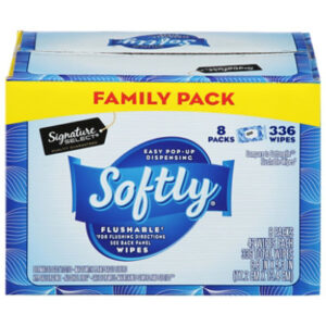 Signature SELECT Softly Flushable Wipes - 8-336 Count