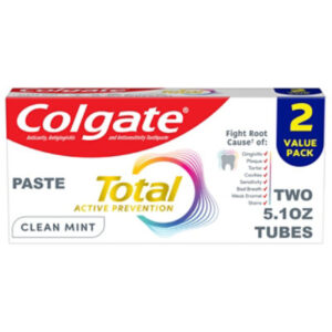 Colgate Total Toothpaste Clean Mint Twin Pack - 2-5.1 Oz