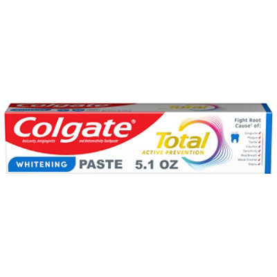 Colgate Total Toothpaste Whitening - 5.1 OZ