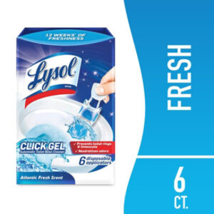 Lysol Click Gel Atlantic Fresh Automatic Toilet Bowl Cleaner - 6 Ct