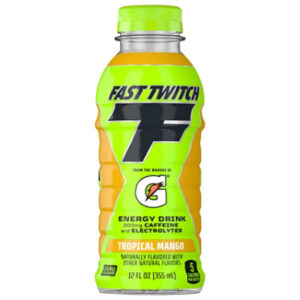 Fast Twitch Tropical Mango Energy Drink - 12 Fl .Oz.