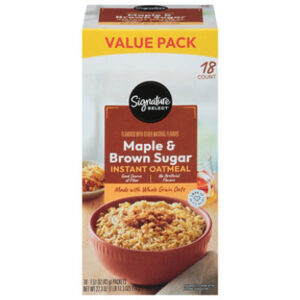 Signature SELECT Brown Sugar Oatmeal Value Pack Box - 27.3 Oz