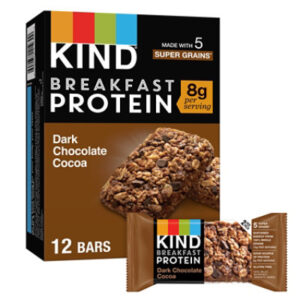 KIND Breakfast Dark Chocolate Cocoa Gluten Free Breakfast Bars - 6-1.76 Oz