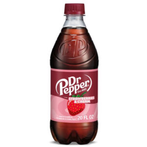 Dr Pepper Strawberries And Cream Soda Bottle - 20 Fl. Oz.