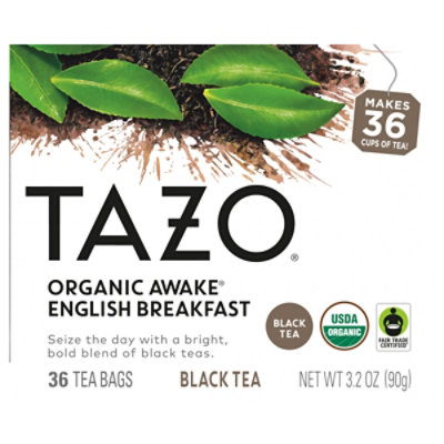 TAZO Organic Awake Tea Bag - 36 Count
