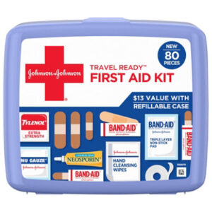 J&j Travel Ready 80ct First Aid Kit - EA