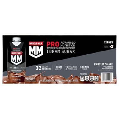 Muscle Milk Pro Series Ready To Drink Protein Shake Chocolate - 132 Fl. Oz.