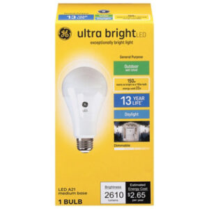 GE Daylight Outdoor 150w A21 Led Light - 1 Count