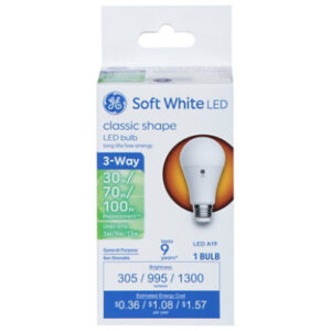 Ge Led 30/100 3way Sw - 1 CT