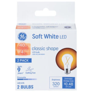 Ge Led 40w Sw Ceiling Fan Clear - 2 CT