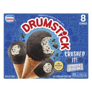 Drumstick Crushed It Ice Cream Cones 8 Count - 36.8 Fl. Oz.