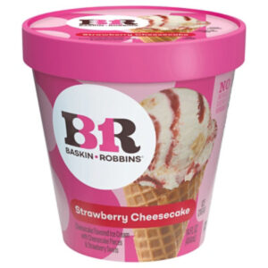 Baskin Robbins Strawberry Cheesecake Ice Cream - Fl. Oz.