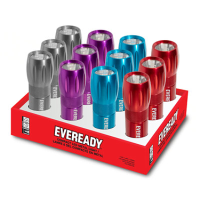 Eveready Compact Metal Flashlight - Each