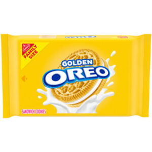 OREO Golden Sandwich Cookies Family Size - 18.12 Oz