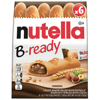 NUTELLA B-Ready a crispy baked wafer filled with Creamy Nutella - 4.6 Oz