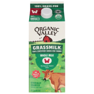 Organic Valley Grassmilk Organic Whole Milk - 0.5 Gallon