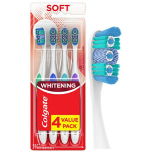 Colgate 360 Optic White Manual Toothbrush - 4 Count