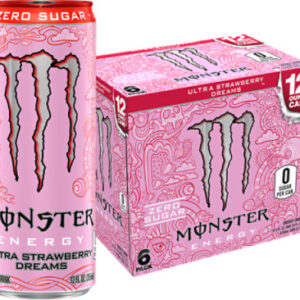 Monster Energy Ultra Strawberry Dreams -  6 - 12 Oz