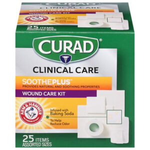 Curad Sootheplus Non Stick Pads Variety Pack - 25 Count