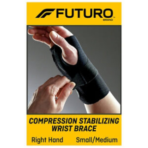 Futuro Compression Stabilizing Wrist Brace Right Hand Small Medium - Each