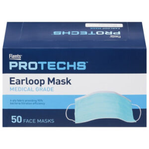 Flents Medical Earloop Mask PPE -  50 Count