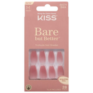 Kiss Press On Bare But Better Nude Nails - Each