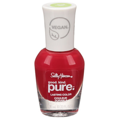 Sally Hansen Good Kind Pure Natural Red Nail Color - 0.33 Fl. Oz.