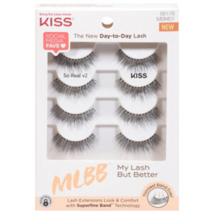 Kiss Press On Lash My Lash But Bolder Multipack 01 - Each
