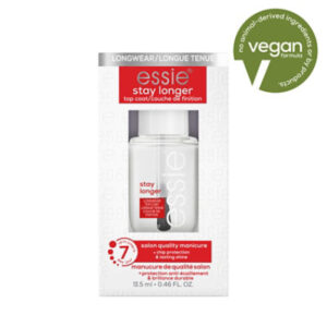 essie nail care salon-quality longwear top coat vegan Stay Longer - 0.46 Fl. Oz.