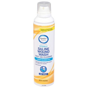 Signature Care Saline Sterile Wound Wash Box - 7.4 Oz