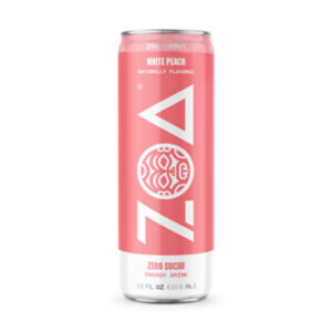 ZOA Wild White Peach Zero Sugar Energy Drink  - 12 Oz