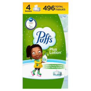 Puffs Plus Lotion - 4-124 Count
