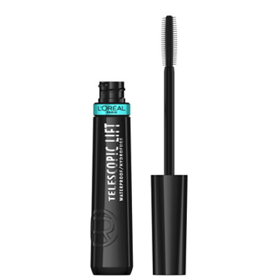 L'Oreal Paris Telescopic Lift Waterproof Makeup Mascara 36HR Wear Black - 0.33 Fl. Oz.