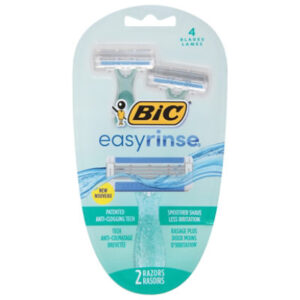 BiC Easyrinse 4 Blades Razors - 2 Count