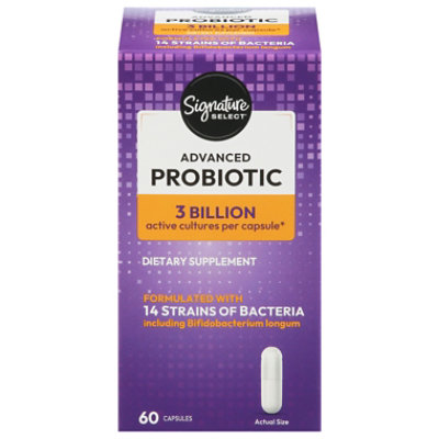 Signature Select/Care Probiotic 14 Strains Capsules 8.5mg - 60 Count