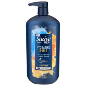 Suave Men 3n1 Hair Body Face Wash - 30 Fl. Oz.