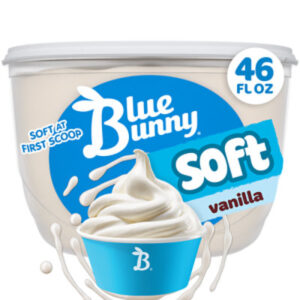 Blue Bunny Soft Vanilla Frozen Dessert - 46 Fl. Oz.