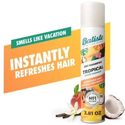 Batiste Tropical Dry Shampoo - 3.81 Oz
