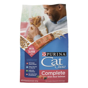 Purina Cat Chow Complete Dry Cat Food, Salmon - 3.15 Lb. - 3.15 LB