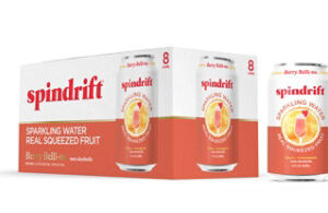Spindrift Peach Strawberry Sparkling Water - 8-12 Fl. Oz.