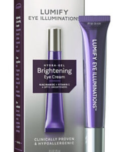 LUMIFY Eye Illuminations Eye Cream Hydra-Gel with Vitamin C Caffeine and Hyaluronic Acid - 15 Fl. Oz.
