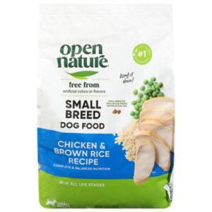 Open Nature Chicken Brown Rice Small Breed Dog Food Bag 15 Pound - 15 LB