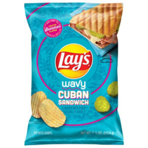 Lay's Wavy Cuban Sandwich Potato Chips - 7.5 Oz