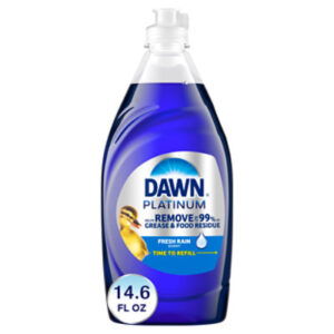 Dawn Platinum Liquid Dish Soap Refreshing Rain Scent Liquid Dishwashing Soap - 14.6 Fl. Oz.