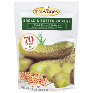 Mrs. Wages Bread & Butter Pickles Quick Process Pickle Mix - 5.3 OZ