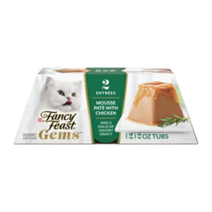 Purina Fancy Feast Gems Mousse Pate With Chicken - 2-2 Oz. Tubs - 2-2 OZ