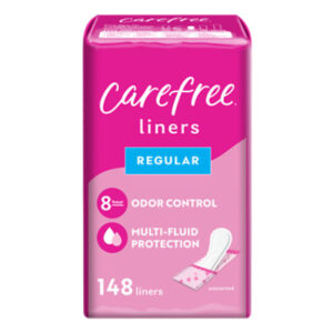 Carefree Acti Fresh Unscented Regular To Go Panty Liners - 148 Count