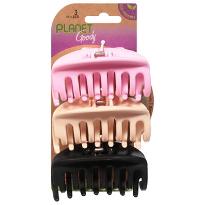 Goody Clip Lg Rnd Sustnble Neut 3ct - 3 CT
